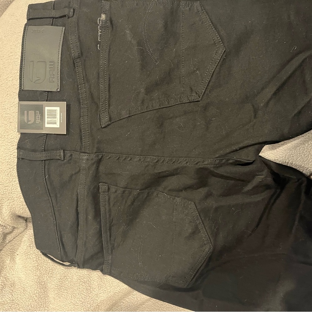 G Star Raw Black Jeans Brand New 34 x 30 Slim Fit